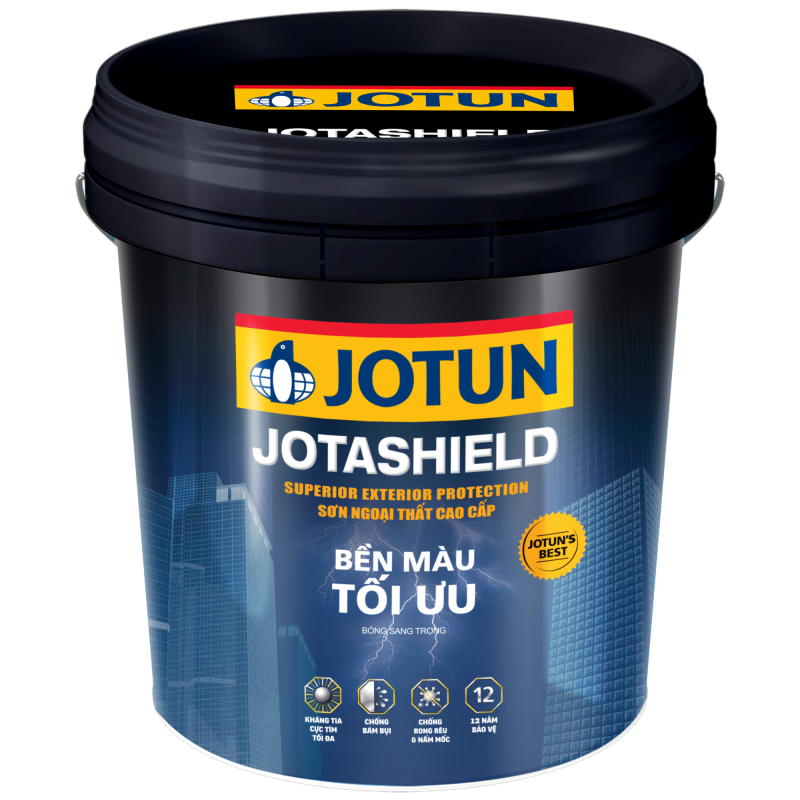 Sơn nước ngoại thất Jotun Jotashield Extreme Bền Màu Tối Ưu Lon 5L