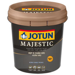 Sơn nội thất Jotun Majestic đẹp và chăm sóc hoàn hảo bóng 5 Lít