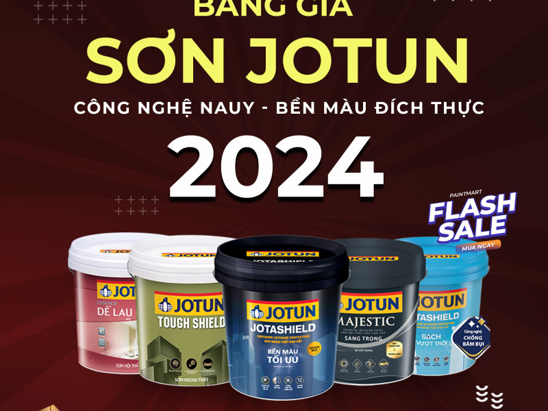 Bảng giá sơn Jotun mới cập nhật mới nhất 2024