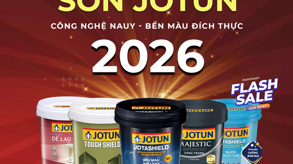 Bảng giá sơn Jotun mới cập nhật mới nhất 2026