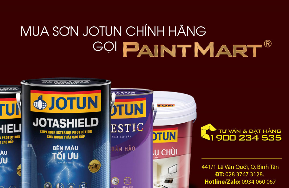 Đại lý phân phối sơn Jotun chính hãng