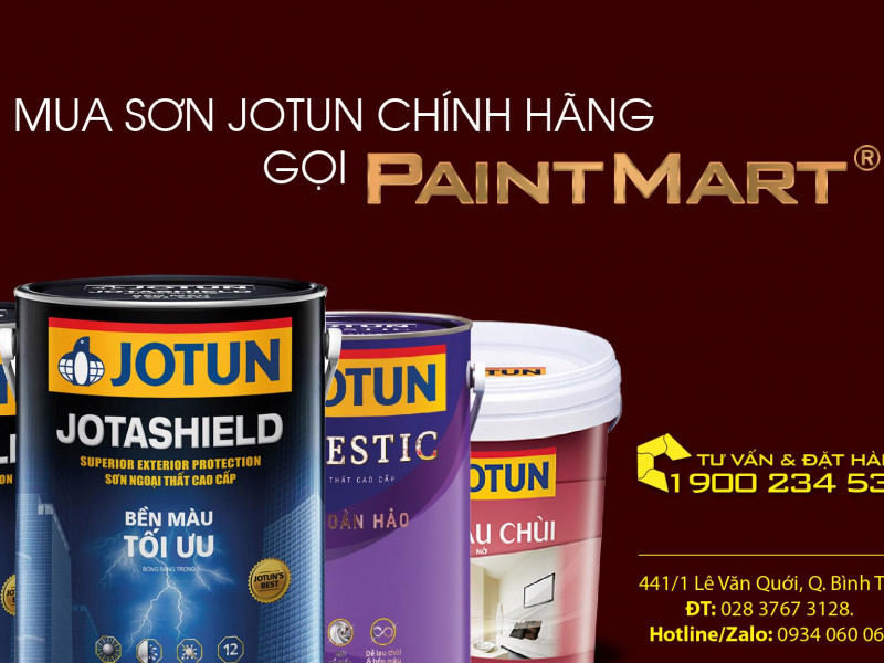 Đại lý phân phối sơn Jotun chính hãng