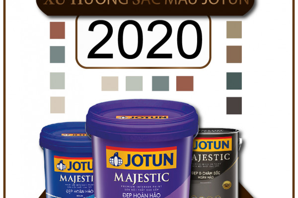 Ngỡ ngàng trước xu hướng màu sắc mới năm 2020 của JOTUN - PHẦN 1