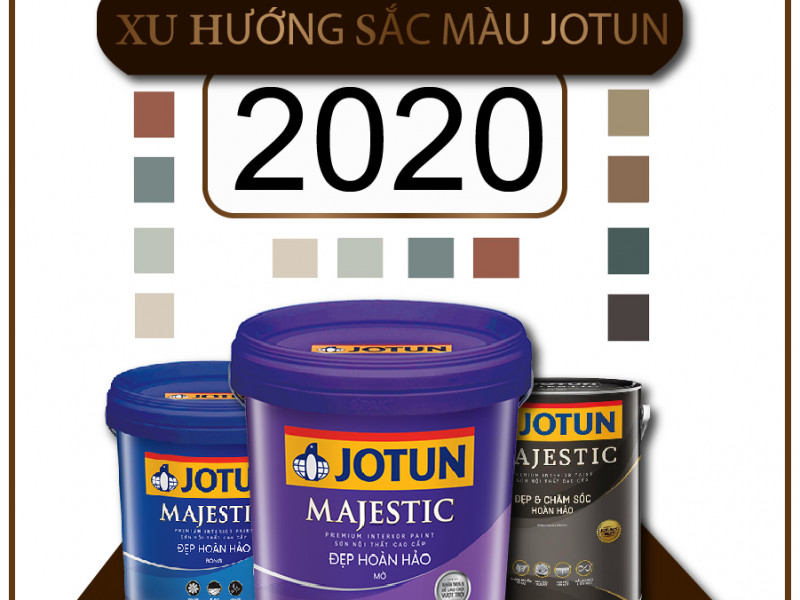 Ngỡ ngàng trước xu hướng màu sắc mới năm 2020 của JOTUN - PHẦN 1