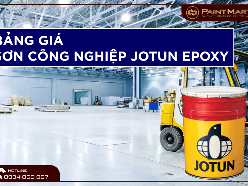 Bảng báo giá sơn công nghiệp Jotun Epoxy mới nhất