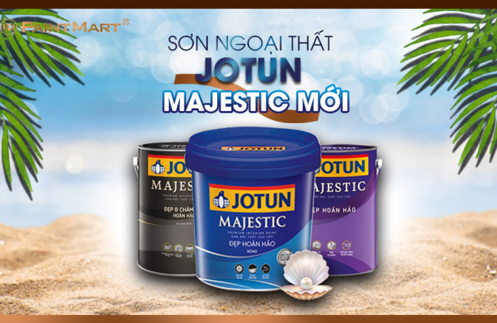 Các dòng sơn nội thất Majestic cao cấp của thương hiệu Jotun