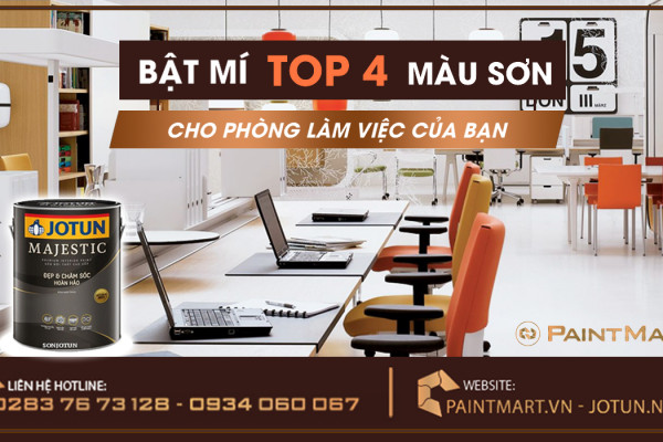 Bật mí 4 gam màu sơn nội thất Jotun đẹp cho phòng làm việc của bạn