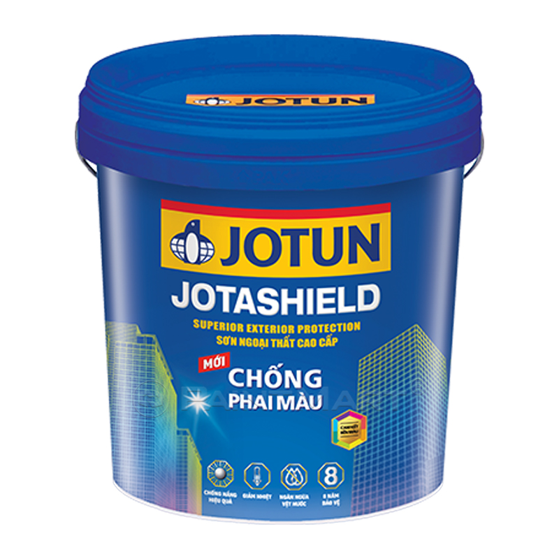 Sơn nước ngoại thất Jotun Jotashield Chống phai màu mới Lon 1L- Trung tâm  phân phối cấp 1 Sơn Jotun
