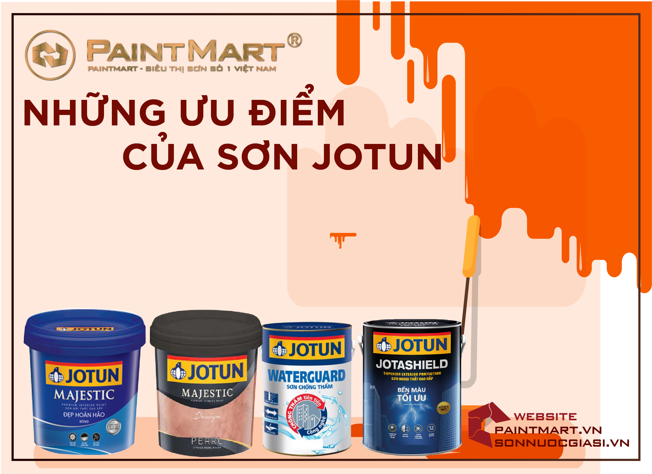 Ưu điểm của các dòng sơn Jotun