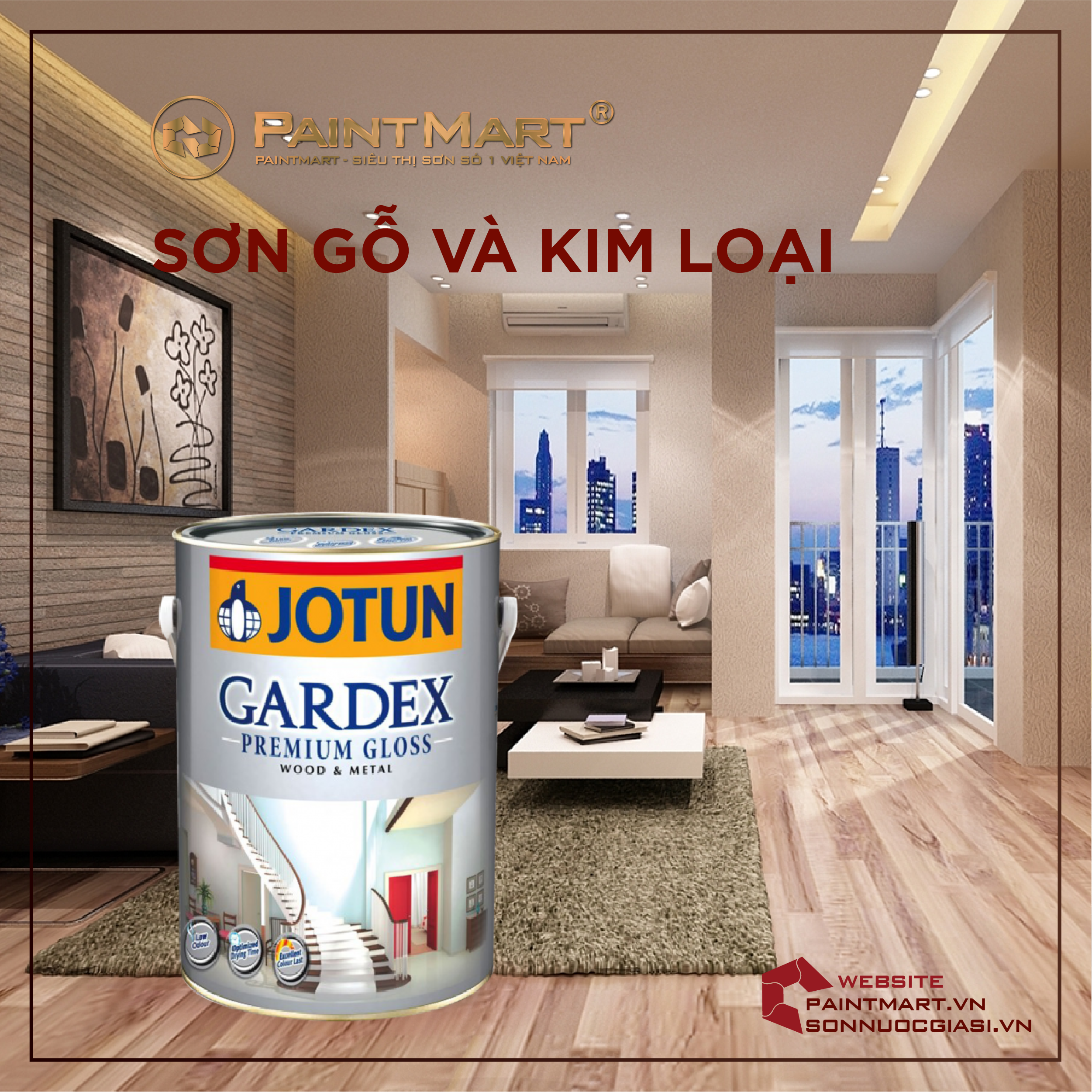 Sơn Jotun cho gỗ và kim loại